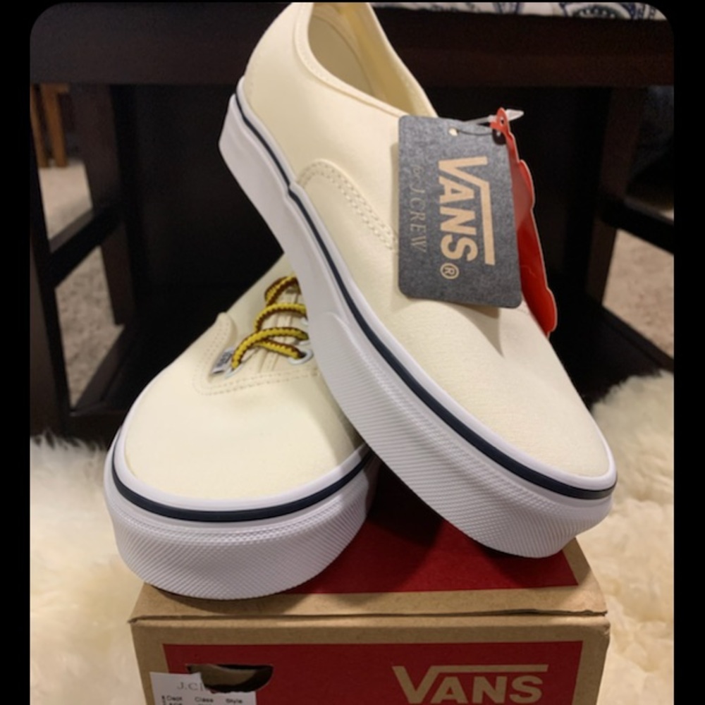 Authentic ‘True White’ Vans